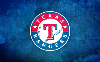 Texas rangers logo blue background 2 - bradley walker tomlin free wallpaper
