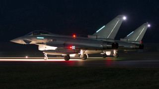 Jet plane runway night lights - dirck van der lisse free wallpaper