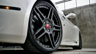 White car red brake cobra - free cars wallpaper