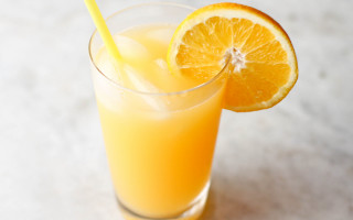 Orange juice glass straw orange - a glass free wallpaper for desktop