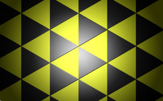 Black yellow triangle pattern abstract - the center of the image free wallpaper