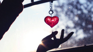 Person holding heart shaped item - item free wallpaper