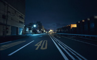 City street night 40 sign - andreas gursky free wallpaper for desktop