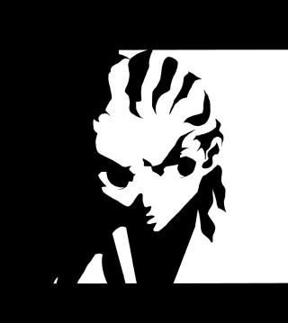 Woman ponytail cigarette blackbackground vector - altichiero free wallpaper for tablet