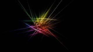 Colorful light streaks fireworks triadic - a white line free wallpaper for desktop
