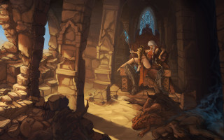 Throne woman dragon cave epic - his lap free wallpaper for desktop