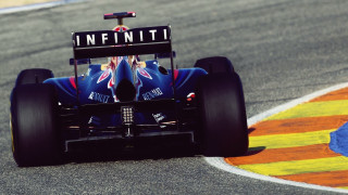 Red bull racing car number - the front of its free wallpaper