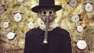 Masked hat gasclock woods antipodeans - a gas mask free wallpaper