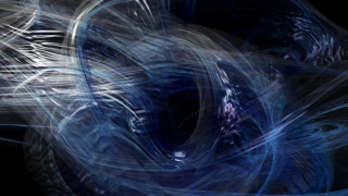 Blue white abstract black background - a blue swirl free wallpaper for desktop