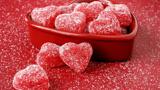 Red bowl heart sugars glittery 2 - rasquache free wallpaper