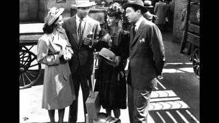 Group people sidewalk city horse - alberto vargas free wallpaper