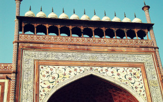 Ornate building clock mosaic architecture - mosaic free wallpaper for desktop