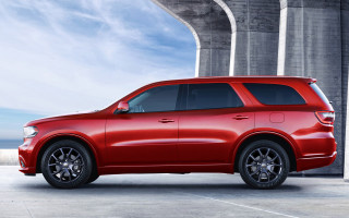 Red dodge suv bridge sky - private press free wallpaper for desktop