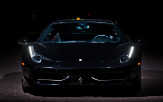 Black sports car hood up 5 - its hood free wallpaper for desktop