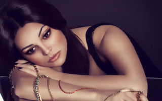 Gothic jewelry beaded bracelet portrait - gothic art free wallpaper for desktop