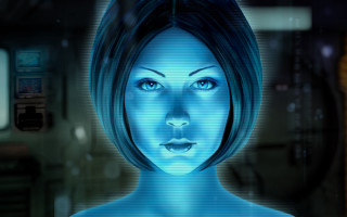 Blue eyes blue dress futuristic - a futuristic setting free wallpaper for desktop