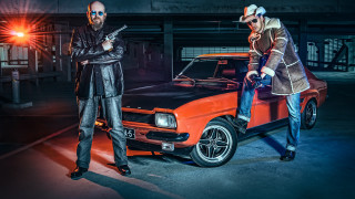 Two men car guns matte - his other hand free wallpaper for desktop