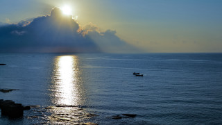 Boat sunshine clouds matte painting - the cloud above free wallpaper for desktop