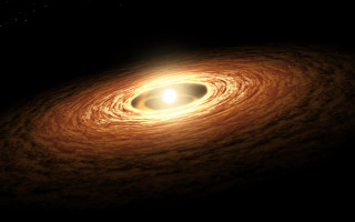 Spiral planet reflection ocean star - the dark sky free wallpaper