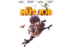 Nut job squirrel flying man - movie poster free wallpaper