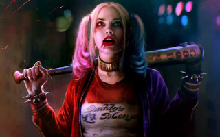 Woman baseballbat shockart detailedpainting stanleyartgerm - stanley artgerm lau free wallpaper