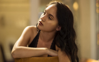 Woman serious portrait araceli gilbert - the side with free wallpaper