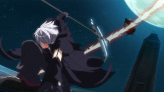 Person sword dark room moon - action painting free wallpaper for desktop