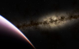 Large object sky bright light - volumetric lighting free wallpaper for desktop