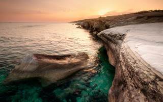 Boat cliff beach rock formation - exekia free wallpaper