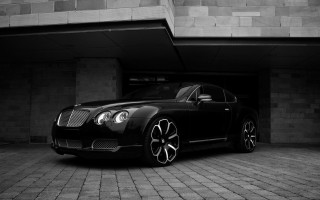 Black bentley parking garage monochrome - a parking garage next free wallpaper