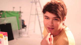 Man holding milk toothbrush toothpaste - cam sykes free wallpaper