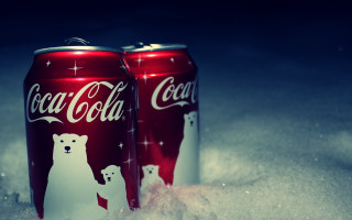 Coca cola cans polar bears - dorothy coke free wallpaper