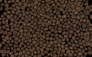 Coffee beans black background white - a pile of coffee beans free wallpaper