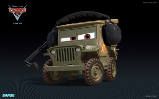 Cartoon jeep smiling microphone funny - a big smile free wallpaper