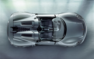 Silver sports car open interior - ultra high detail free wallpaper