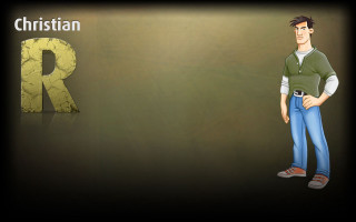 Cartoon character brian chippy dugan - a brown shirt free wallpaper for desktop