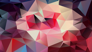 Colorful abstract triangles red center - a cubist painting free wallpaper