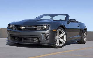 Gray chevrolet camaro convertible parking - convertible free wallpaper for desktop