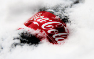 Coca cola buried snow winter - dorothy coke free wallpaper