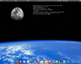 Computer screen moon earth background - a full moon free wallpaper for desktop