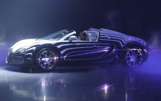 Car man stage purple light - a stage free wallpaper for desktop