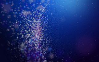 Blurry blue background white stars - white star free wallpaper