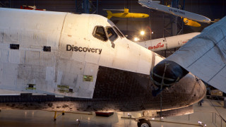 Large airplane hangar airport discovery - science fiction free wallpaper