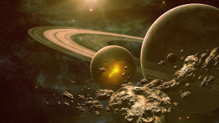 Planets star background foreground space - a group of planets free wallpaper