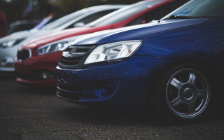 Parked cars parking lot person - christopher moeller free wallpaper