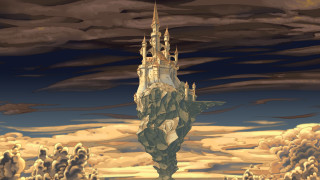 Castle sky clouds background foreground - the background and a sky full free wallpaper