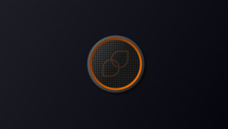 Round orange black red circle - a picture of a person free wallpaper