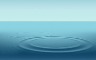 Blue water ripples sky minimalism - the middle of the water free wallpaper