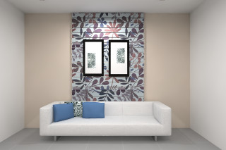 White couch room window mirror - temporary free wallpaper