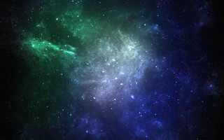 Cosmic colorful starry space planet - star and dusts free wallpaper